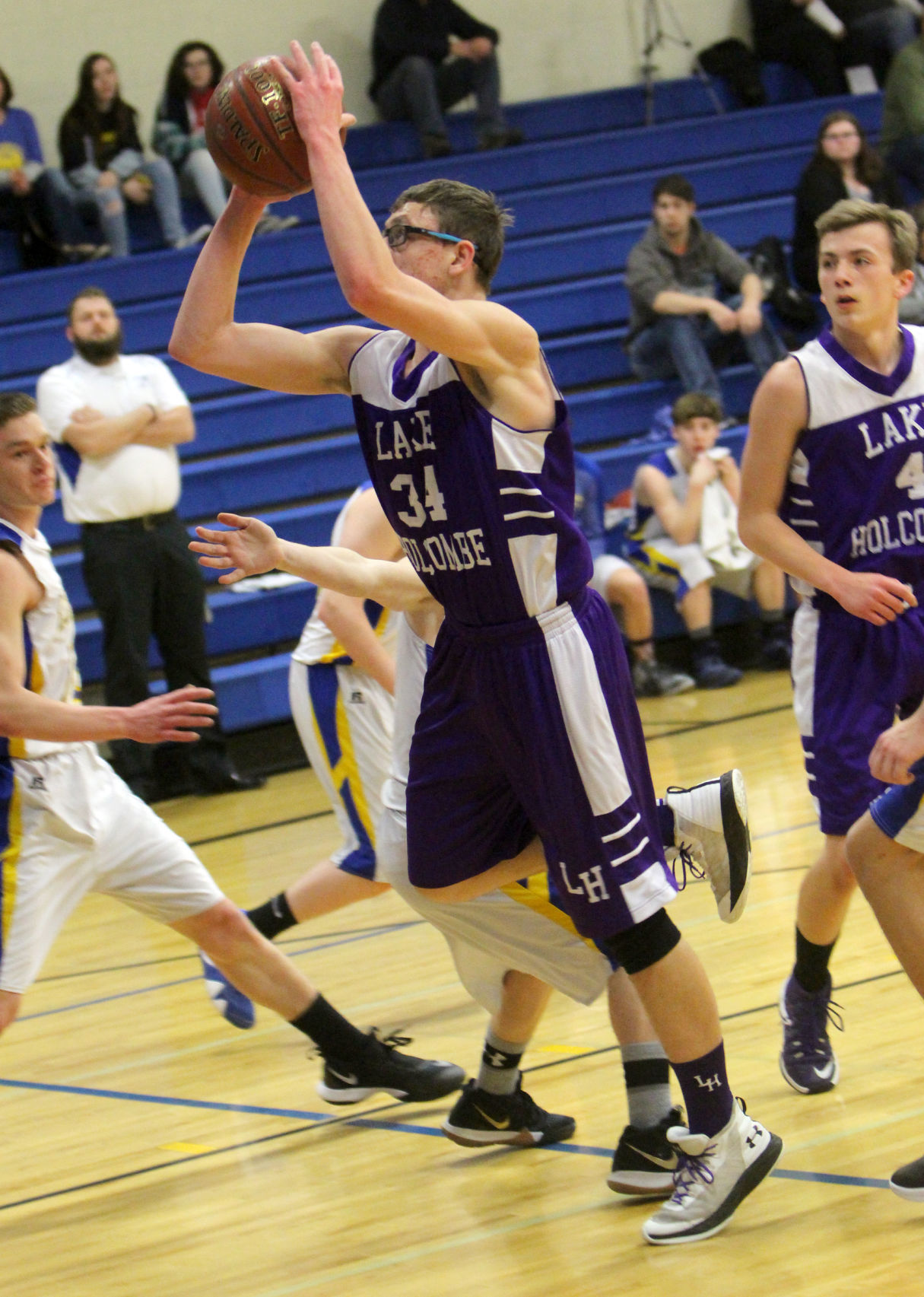 Lake Holcombe at Cornell boys basketball 1-10-19